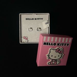 Hello Kitty Fine Silver Earrings